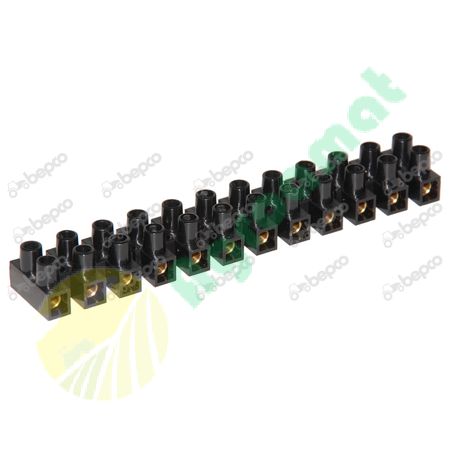 CONNECTOR STRIP 12 TERMINALS - 10 mm²