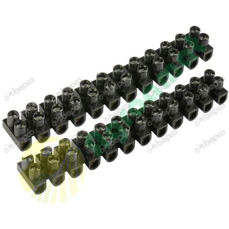 CONNECTOR STRIP 12 TERMINALS - 10 mm2 - 10 PCS