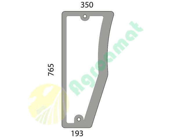 Geam față inferior stânga