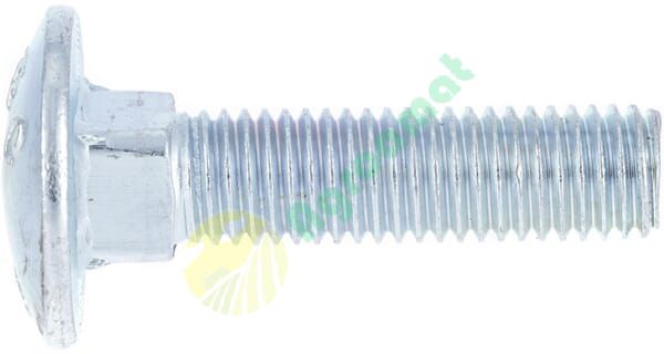 Șurub cap bombat torbant gât pătrat DIN603 M12x1,75x50mm filet 41mm oțel inoxidabil A2 25 buc. Kramp