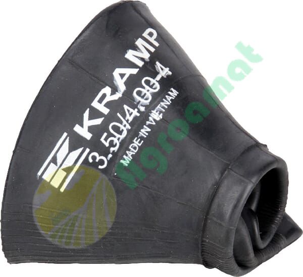 Cameră anvelopă pentru jantă diametru 4" 350/400-4 cu valvă curbată 90° TR87 Kramp