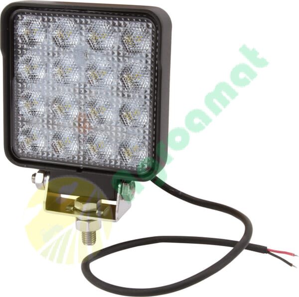 Lampă de lucru LED 25W 3040lm pătrată 10/30V 108x48x108mm tip flood 16 LED-uri Kramp