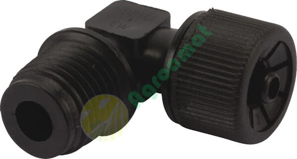 Niplu cot cu filet exterior