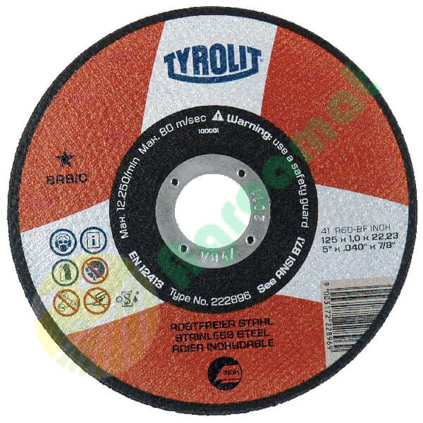 Disc de tăiere Basic A60R-BFB 125x1,0mm