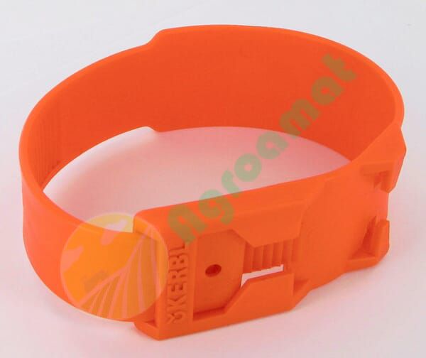 Brățară de plastic portocalie
