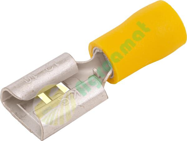 Lamă mamă de capăt, roșie, 4,6-6mm² 6,3x0,8mm (50 buc.), Kramp