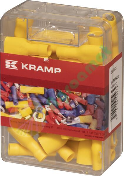 Lamă mamă de capăt, roșie, 4,6-6mm² 9,4x1,2mm (50 buc.), Kramp