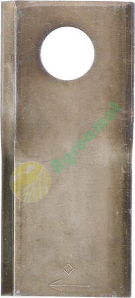 Lamă cositoare dreapta 108x47x4mm orificiu 19mm pachet 25 buc. potrivită pentru Pöttinger