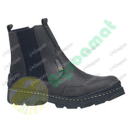 LOGAN HIGH CUT SHOES - LEATHER BROWN - SIZE 41