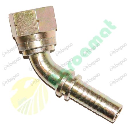 SWAGE NIPPLE JIC 37° - FEMALE - 45° 9/16'' - HOSE 3/8''
