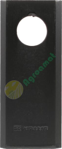 Lamă cositoare stânga/dreapta 96x40x3mm orificiu 19mm pachet 25 buc. potrivită pentru Fella/Krone/Niemeyer/Pöttinger